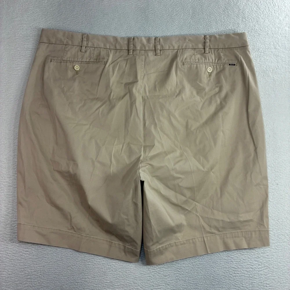 Polo Ralph Lauren Chino Shorts Men 46x9 Beige Stretch Classic Preppy Golf Summer